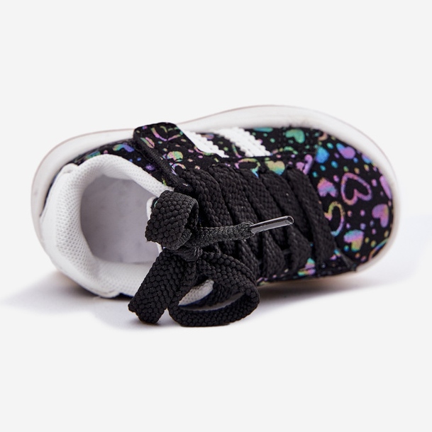 Sneakers Sneakers sports shoes with black hearts 2 Sneakers Sneakers sports shoes with black hearts 2