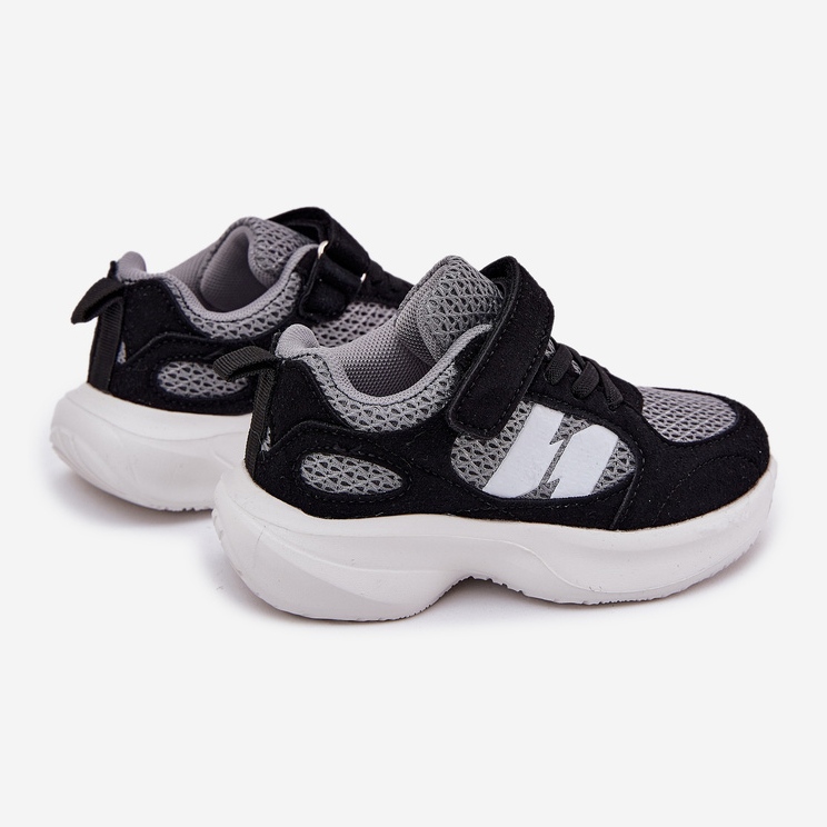 Black-gray children's sneakers sports shoes 2