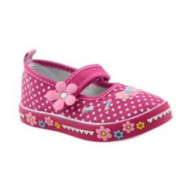 American Club American polka dot sneakers pink white 1