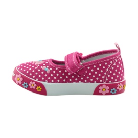 American Club American polka dot sneakers pink white 2