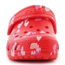 Crocs classic vday clog t 209755-6zr flip-flops red 6