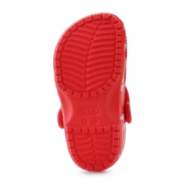 Crocs classic vday clog t 209755-6zr flip-flops red 11