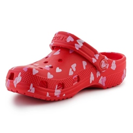 Crocs classic vday clog 209754-6zr flip-flops red 7