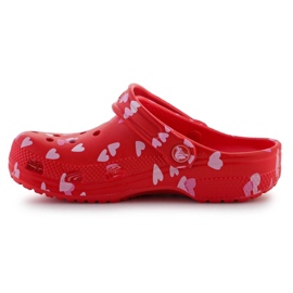 Crocs classic vday clog 209754-6zr flip-flops red 8
