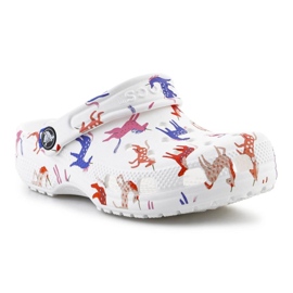 Crocs Classic Character Print Clog 209695-9cd flip-flops white 4