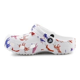 Crocs Classic Character Print Clog 209695-9cd flip-flops white 7