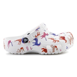 Crocs Classic Character Print Clog 209695-9cd flip-flops white 9