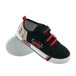 American Club American sneakers sneakers leather insole red black 3