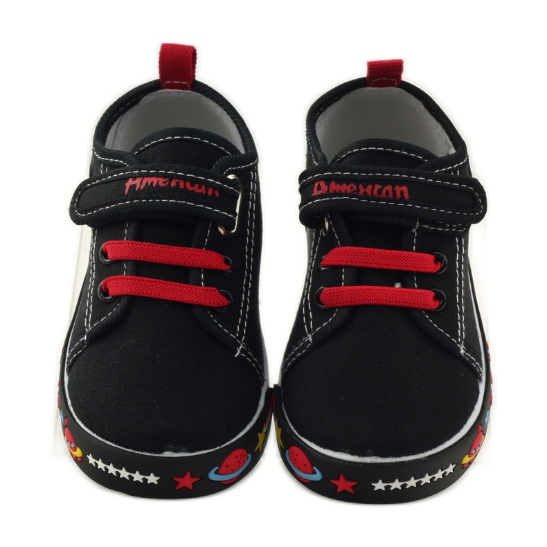 American Club American sneakers sneakers leather insole red black white 4