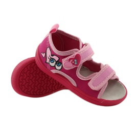 American Club American leather insole sandals pink 3