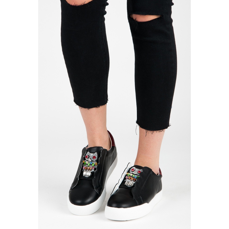 Vices Slip-on Sneakers With Owls black 1