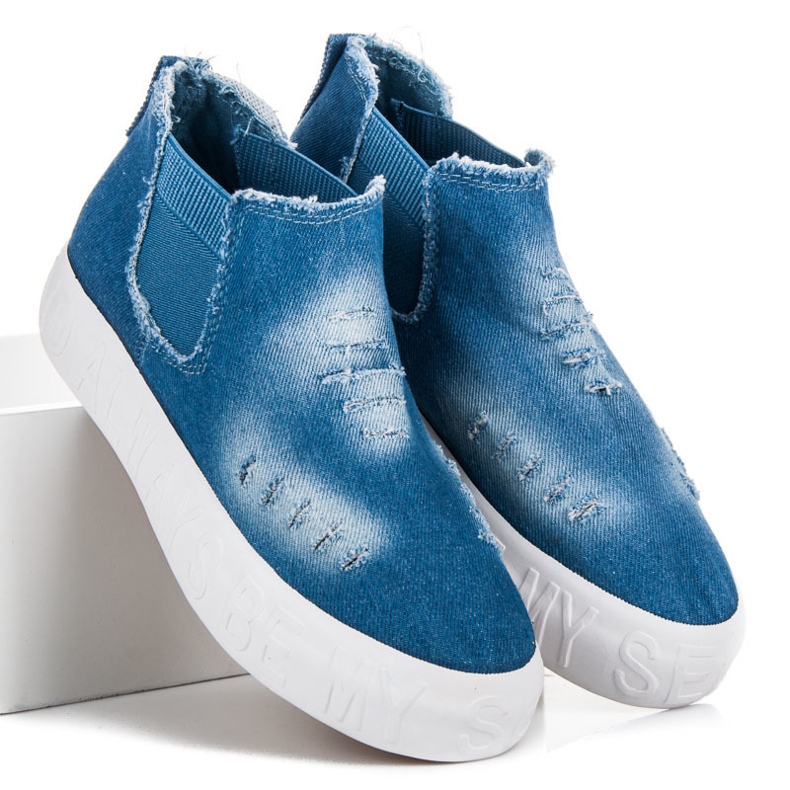Seastar Denim Slipons Above the Ankle blue 2 Seastar Denim Slipons Above the Ankle blue 2