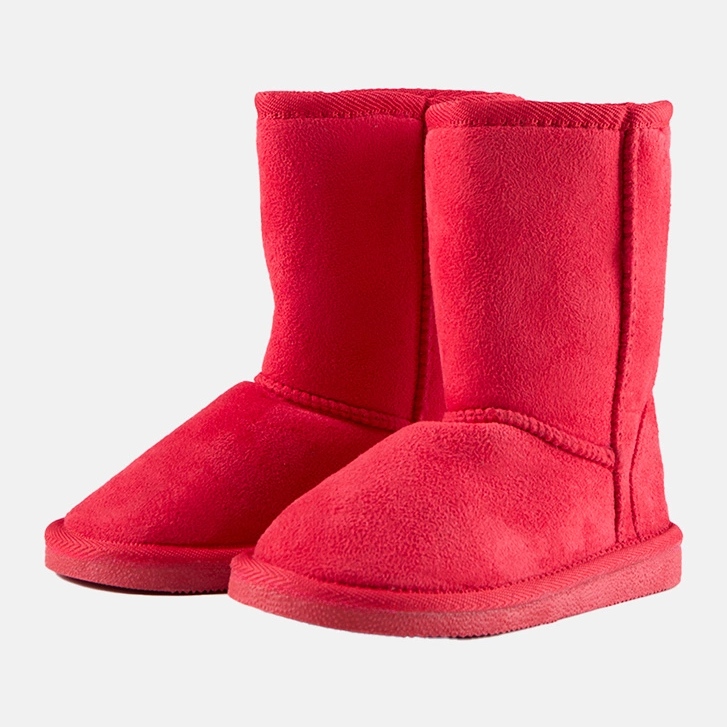 Mukluki red winter children's shoes 1