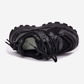 Black children's sneakers sports shoes 2