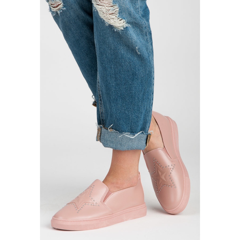 Pink Slipons With A Star 2