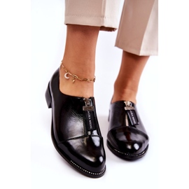 Women's shoes laura messi varnished 2532 black 2