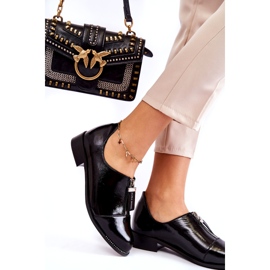 Women's shoes laura messi varnished 2532 black 3