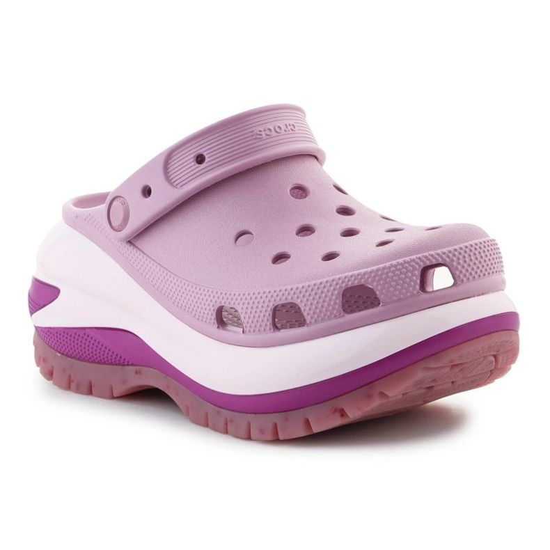 Crocs mega crush clog 207988-5bx flip-flops violet 1