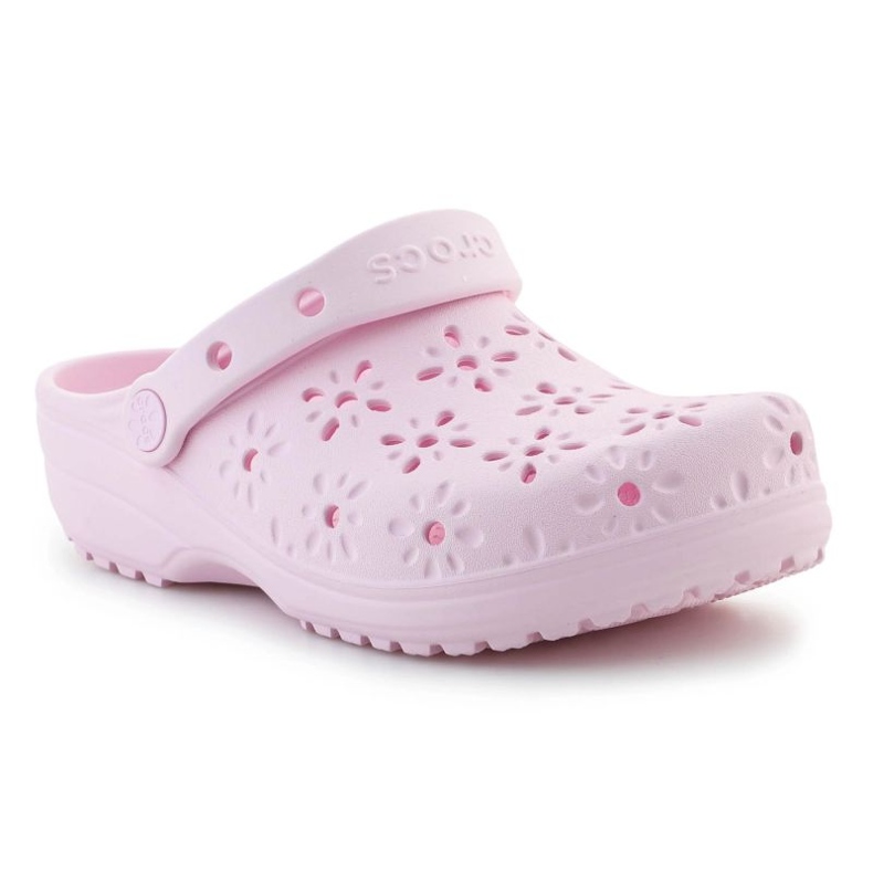 Crocs Classic Floral Cut Out CLOG 210927-6W pink 1
