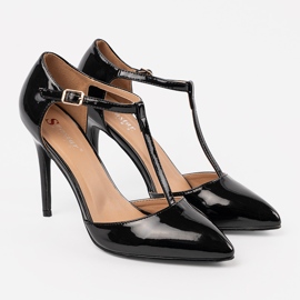 Seastar Black pumps with an ankle belt 1 Seastar Black pumps with an ankle belt 1