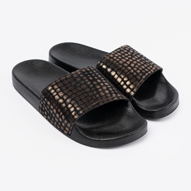 Black classic women's slippers 1 Black classic women's slippers 1
