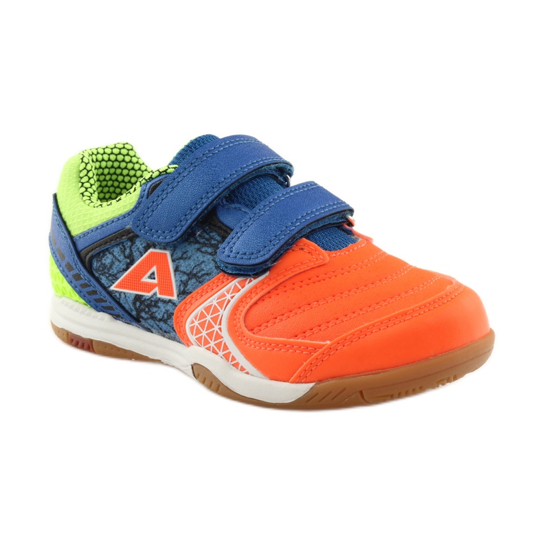 American Club ADI indoor sneakers 170620 orange, blue, green white 1 American Club ADI indoor sneakers 170620 orange, blue, green white 1
