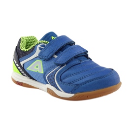 American Club ADI sports sneakers American 170620 navy blue green blue white 1
