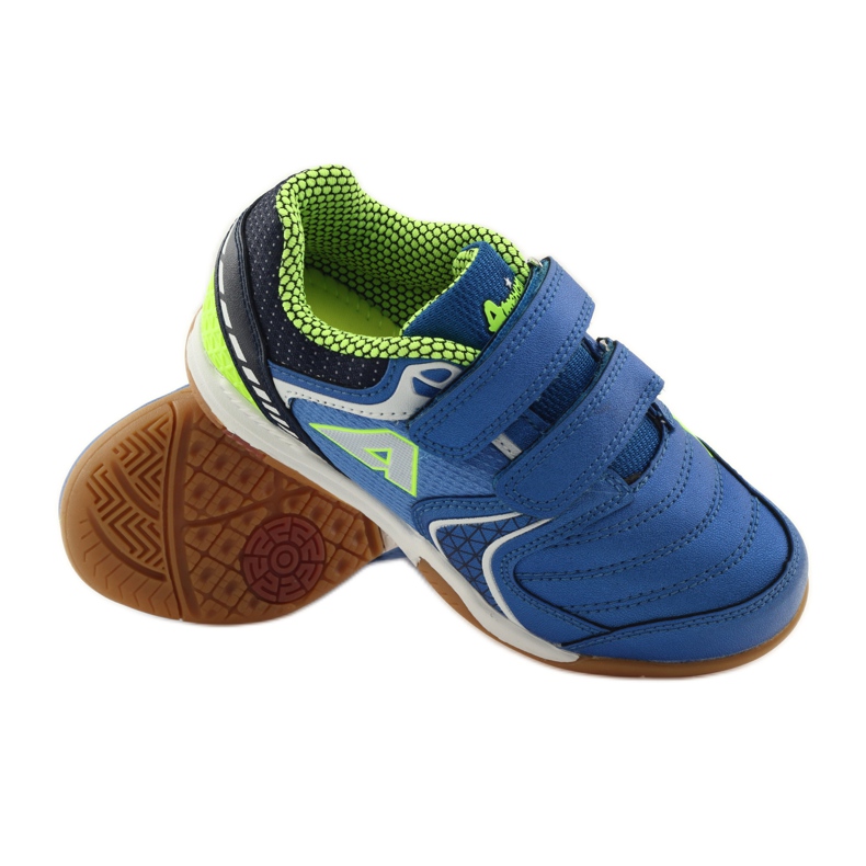 American Club ADI sports sneakers American 170620 navy blue green blue white 3