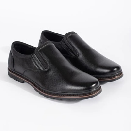 Men's shoes slipped black 2 Men's shoes slipped black 2