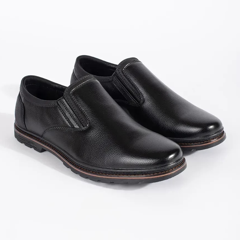 Men's shoes slipped black 2 Men's shoes slipped black 2