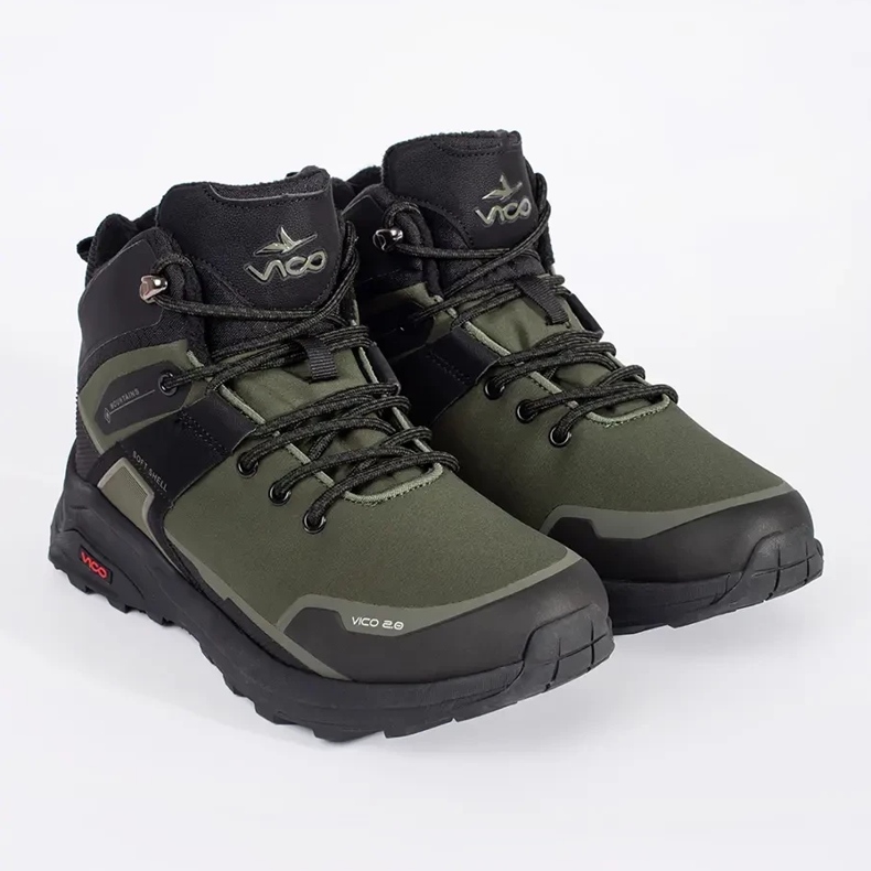 Vico Green-black men's trekking shoes 2
