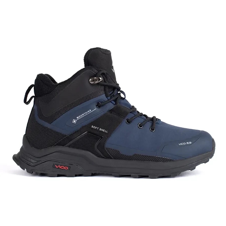 Vico Black and navy blue men's trekking shoes 2 Vico Black and navy blue men's trekking shoes 2