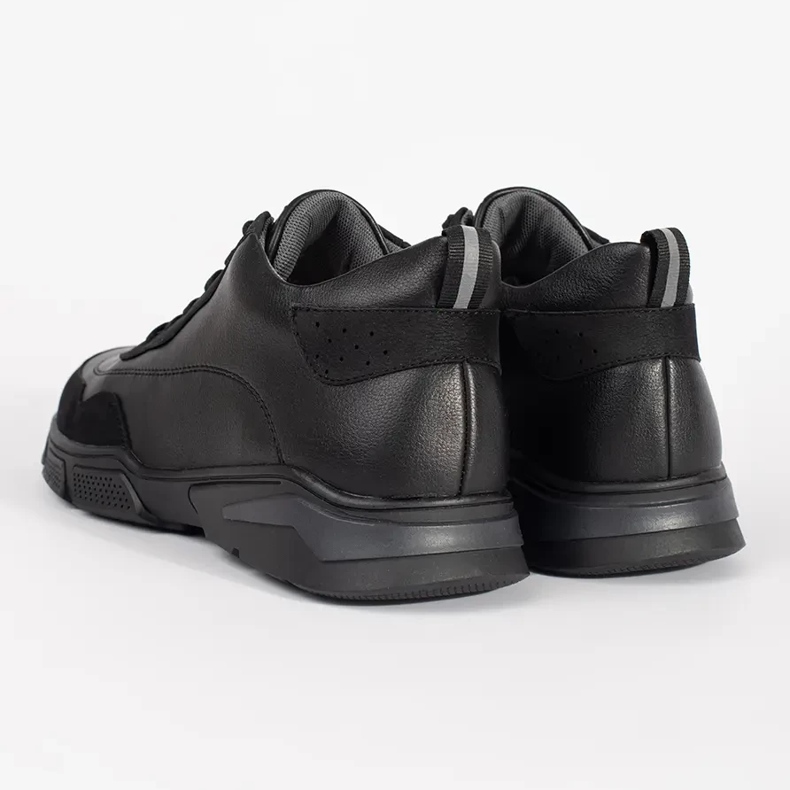 Black lace -up men 1