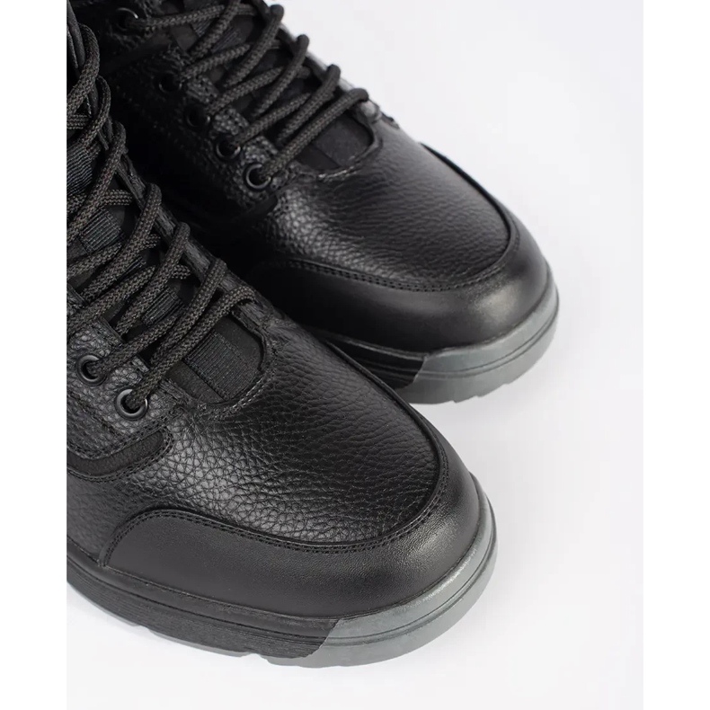 High insulated men's boots black 1