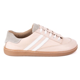 Sneakers Barefoot Women's Kaia Olivier - Anatomical leather shoes Powder pink 1 Sneakers Barefoot Women's Kaia Olivier - Anatomical leather shoes Powder pink 1