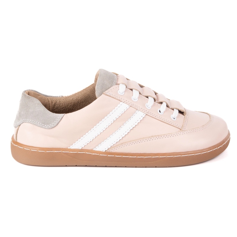 Sneakers Barefoot Women's Kaia Olivier - Anatomical leather shoes Powder pink 1 Sneakers Barefoot Women's Kaia Olivier - Anatomical leather shoes Powder pink 1