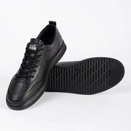 Low eco-leather male sneakers black 2 Low eco-leather male sneakers black 2