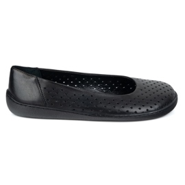 Olivier Barefoot Women's Pumps Slocked 1771Pol Black perforated 1