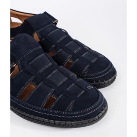 Men's navy blue sandals 1 Men's navy blue sandals 1