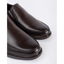 Elegant brown men's shoes 1