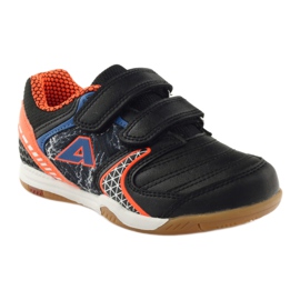 American Club ADI indoor sneakers 170620 black, orange, blue white 1 American Club ADI indoor sneakers 170620 black, orange, blue white 1
