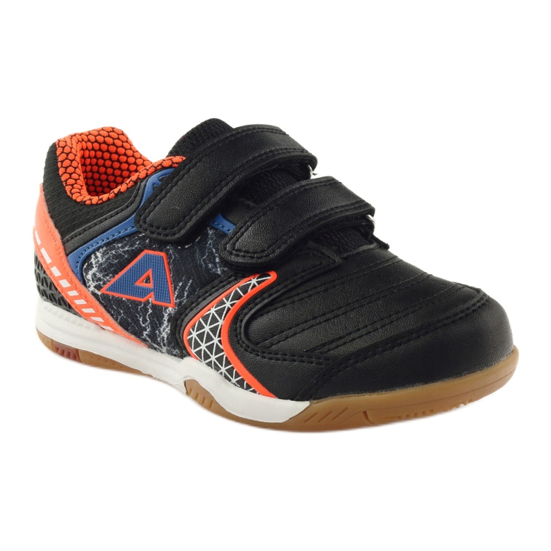 American Club ADI indoor sneakers 170620 black, orange, blue white 1 American Club ADI indoor sneakers 170620 black, orange, blue white 1