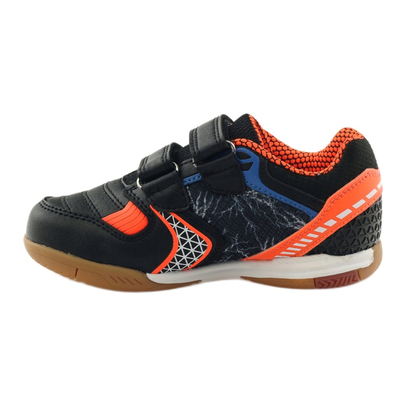 American Club ADI indoor sneakers 170620 black, orange, blue white 2 American Club ADI indoor sneakers 170620 black, orange, blue white 2