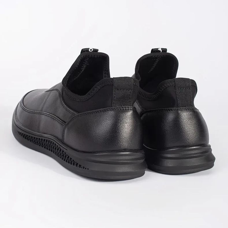 I slipped in eco-leather shoes black 1 I slipped in eco-leather shoes black 1