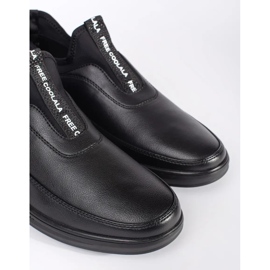 I slipped in eco-leather shoes black 2