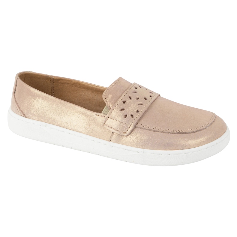 Olivier Women's Barefoot Inga loafers with a wide front Polish pink 2