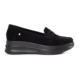 Goodin Suede loafers on a thick black sole 1 Goodin Suede loafers on a thick black sole 1