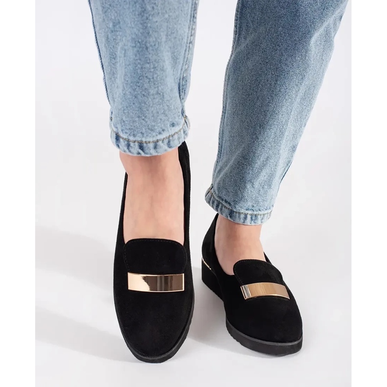 Goodin Black wedge heels 2