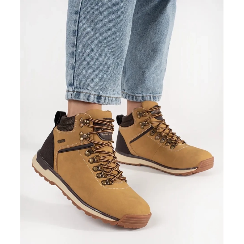 Goodin Light brown women's trekking shoes 2