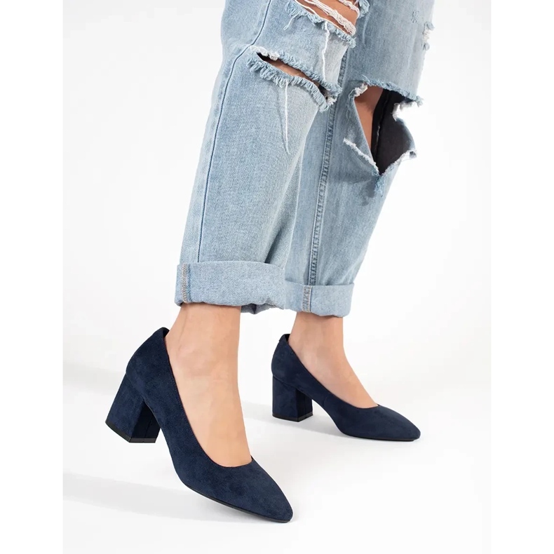 Navy suede pumps Sergio Leone blue 2 Navy suede pumps Sergio Leone blue 2